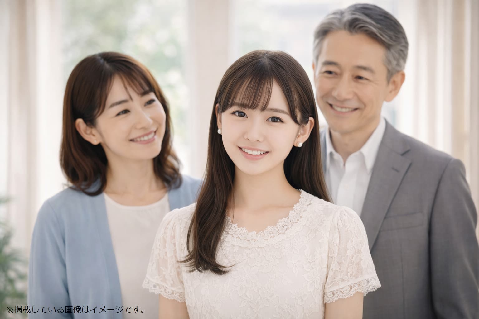 読書や勉強に励む知的な女子大学生のイメージ（AI生成）